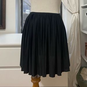 vanessa bruno pleated mini skirt